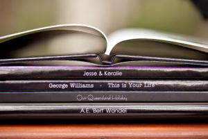 stack of photo books by mango ink